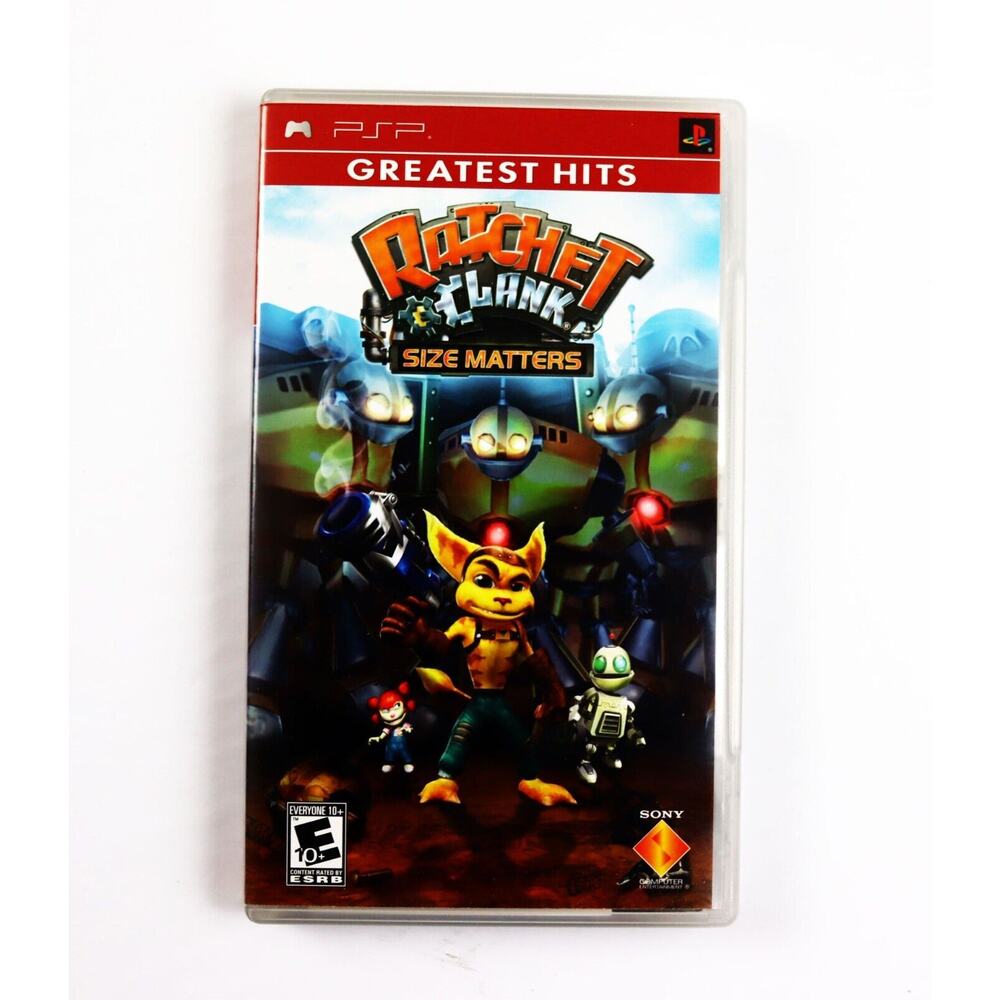 Ratchet & Clank: Size Matters (Sony PSP, 2007) Complete in Box Greatest Hits UMD
